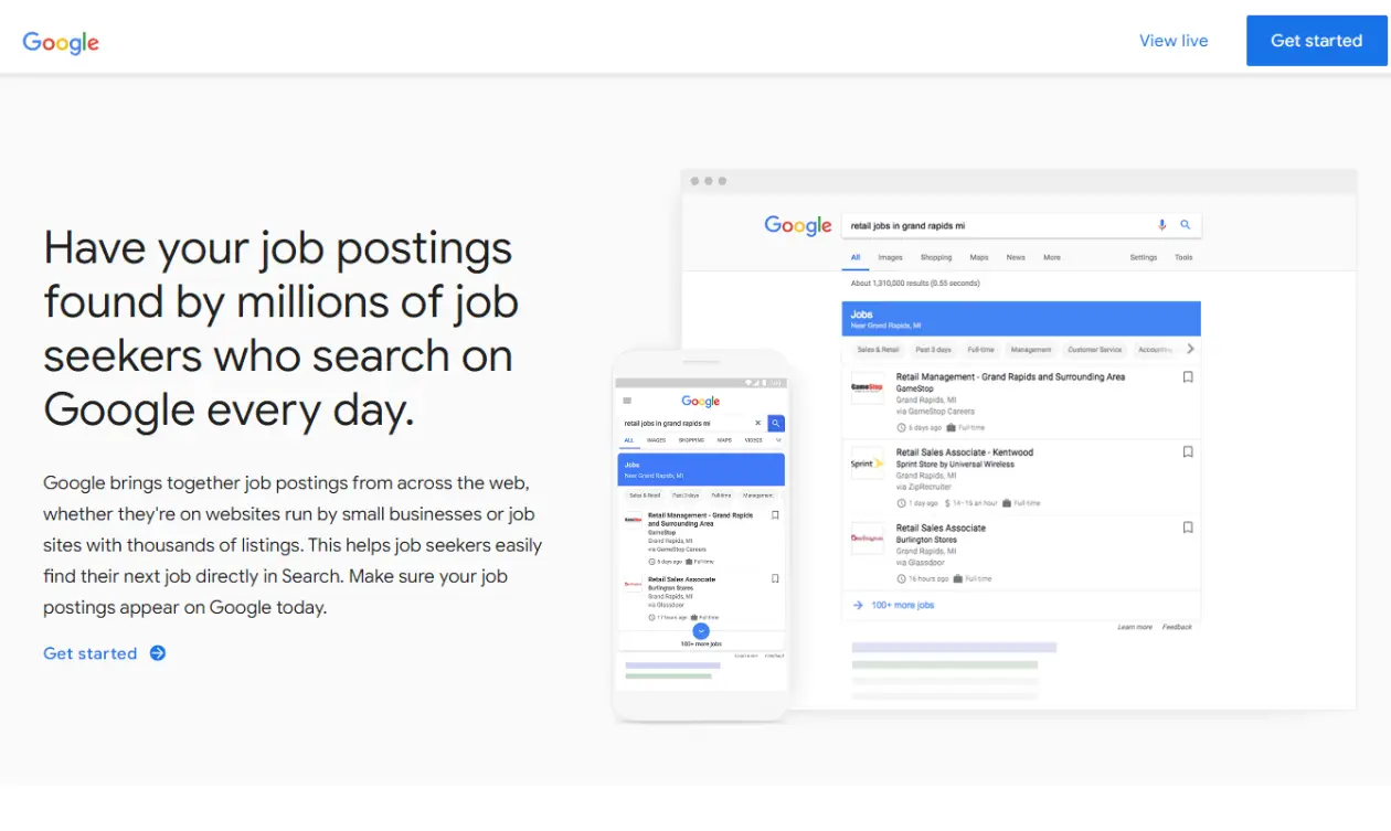 GoogleForJobs - Job Posting Site