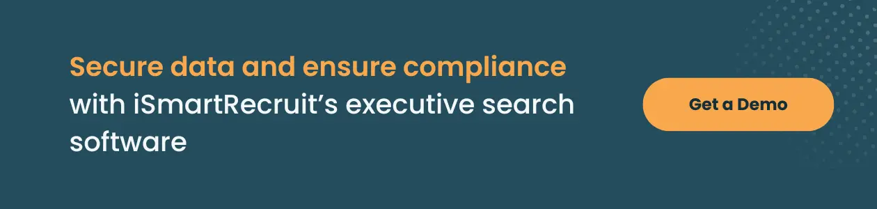 Secure data with executive search software