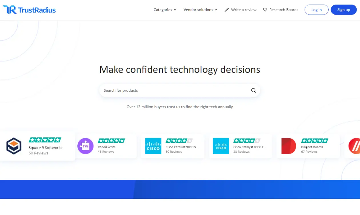 TrustRadius - Software Service Review Site
