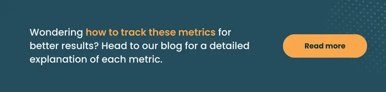 how to track sourcing metrics