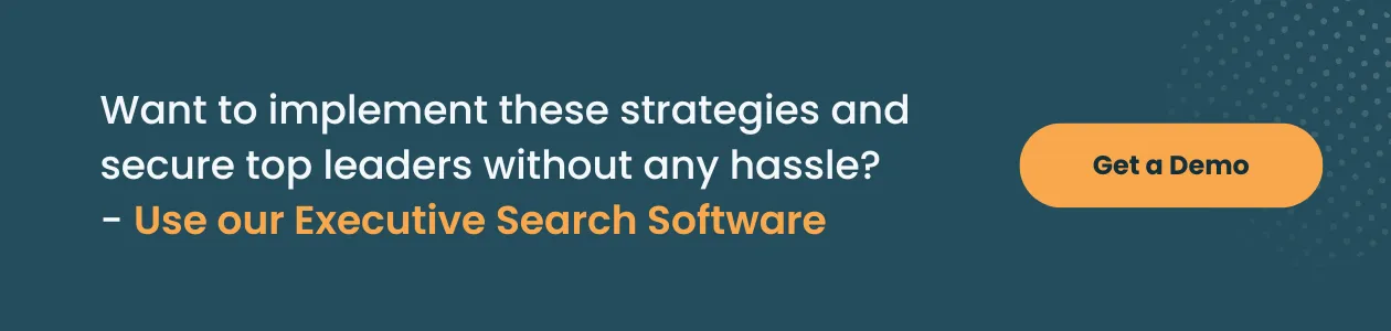 implement strategies with executive search software