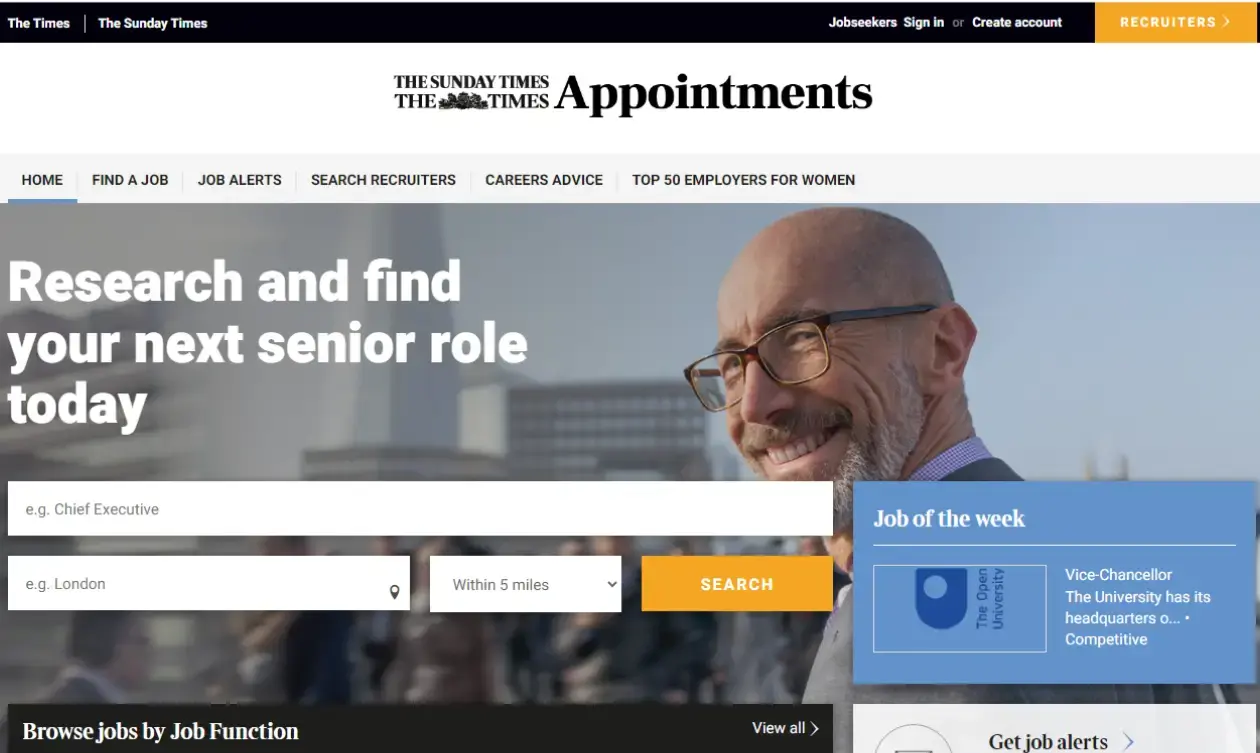 The Times & Sunday Times Appointments - Executive Job board